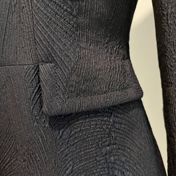 Italian Made Piazza Sempione Textured Black Jacket Size IT 42 or US 8/M … - Picture 10 of 16